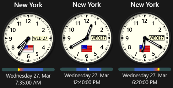 status clock of unerversal time
